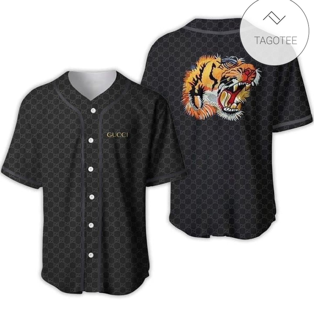 Print On Demand Gucci Tiger Baseball Jersey Shirt
