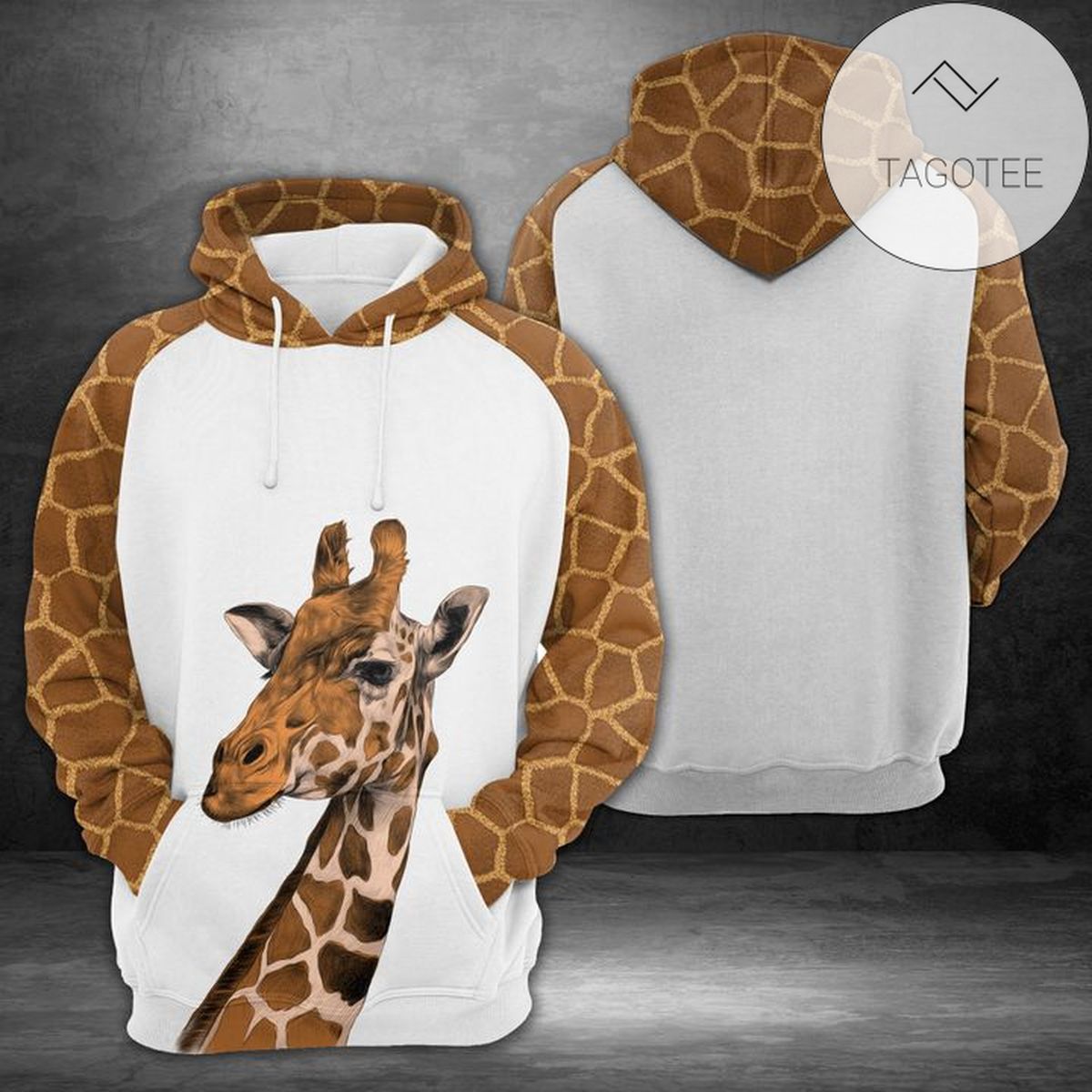 Great artwork! Cute Giraffe 3D Printed Hoodie Zipper Hooded Jacket Buy In US Cute Giraffe 3D Printed Hoodie Zipper Hooded Jacket