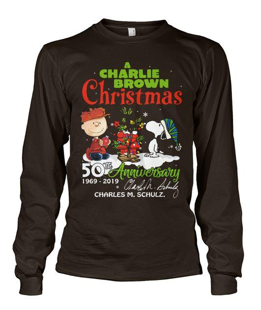 A Charlie Brown Christmas 50th Anniversary 1969 2019 Signature long sleeved