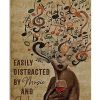 Black-Woman-Easily-Distracted-By-Music-And-Wine-Poster-600x750