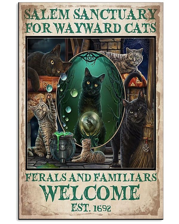 Salem-Sanctuary-For-Wayward-Cats-Welcome-Est-1692-Poster-600x750