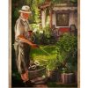 Old-Man-Easily-distracted-by-garden-and-wine-poster