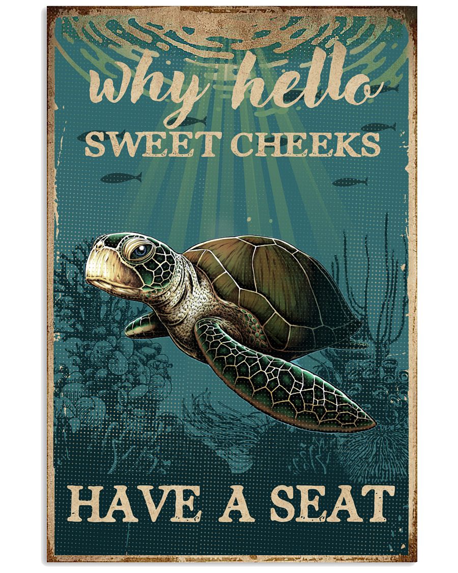 Sea-Turtle-Why-Hello-Sweet-Cheeks-Poster