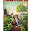 Time-spent-with-gardening-and-cats-is-never-wasted-poster