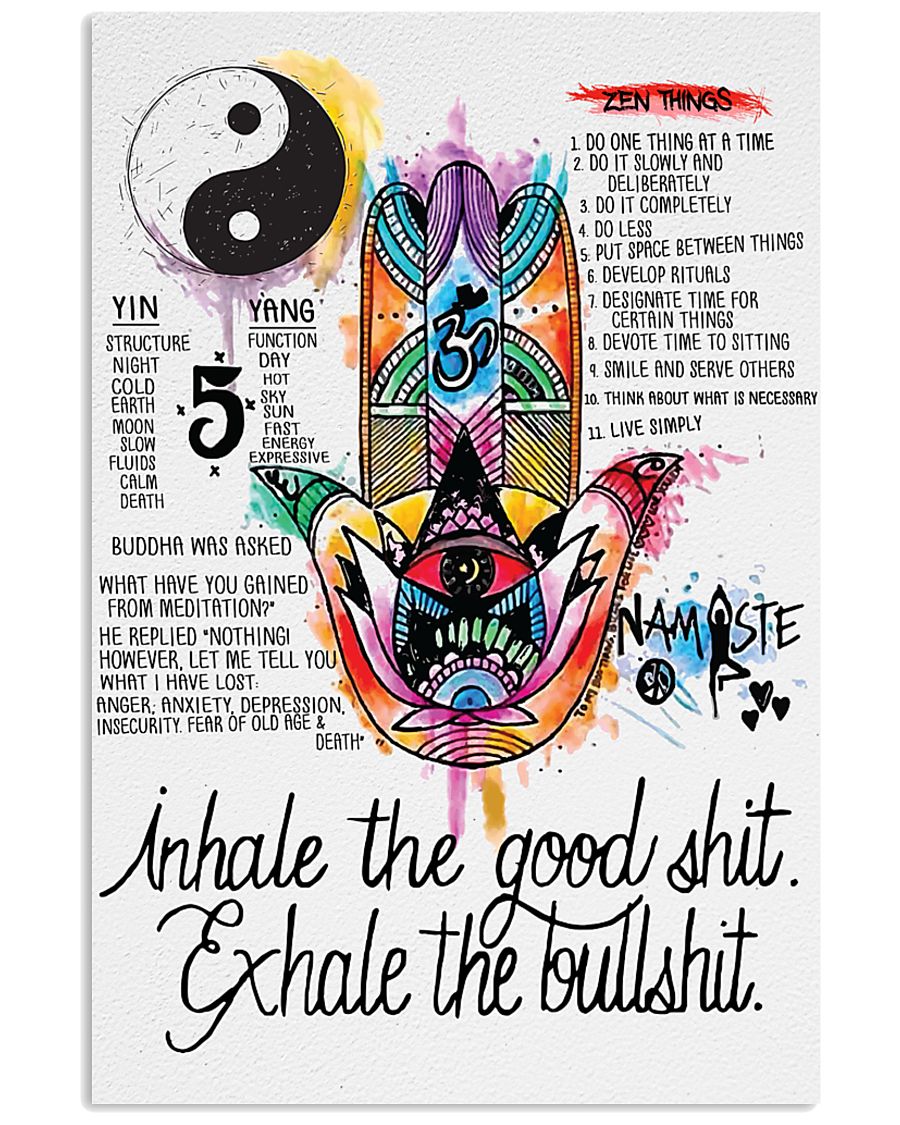 Yoga-Inhale-the-goodshit-exhale-the-badshit-poster