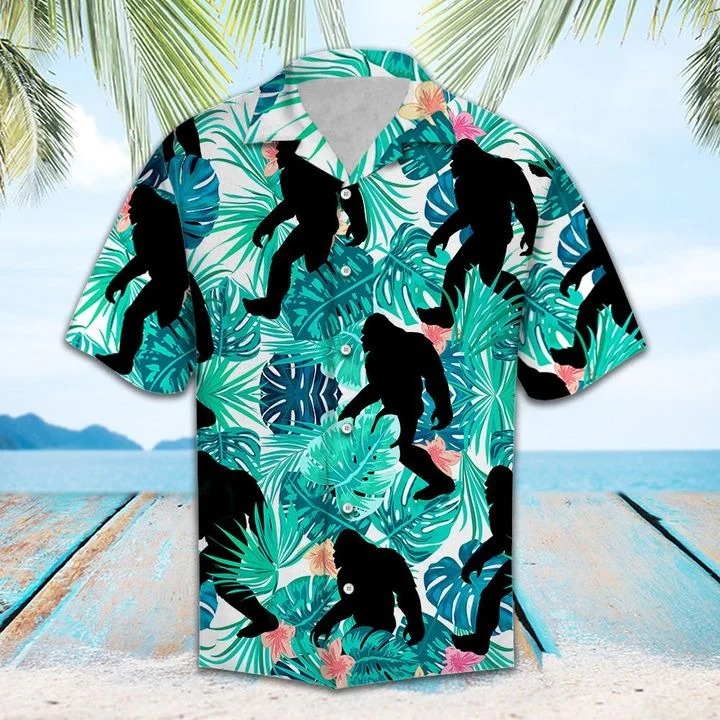 Bigfoot-Tropical-Hawaiian-shirt