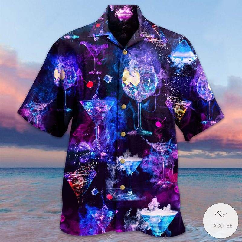 Glowing-Cocktail-Unisex-Hawaiian-Shirt