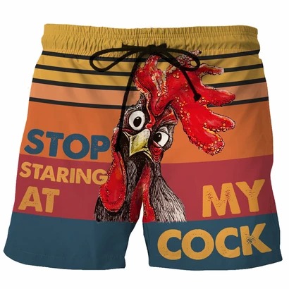 Stop-Staring-At-My-Cock-3D-Beach-Short