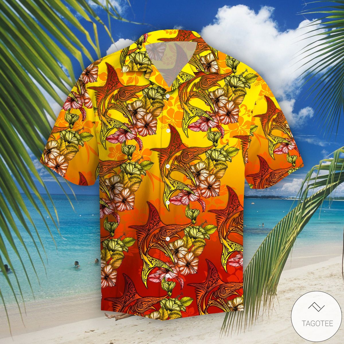 Marlins-Hibiscus-Tropical-Hawaiian-Shirt (1)