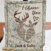 Personalized-Deer-I-Choose-You-To-Do-Life-With-Hand-Fleece-Blanket