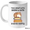 Time-Spent-With-Books-And-Cats-Is-Never-Wasted-Mug