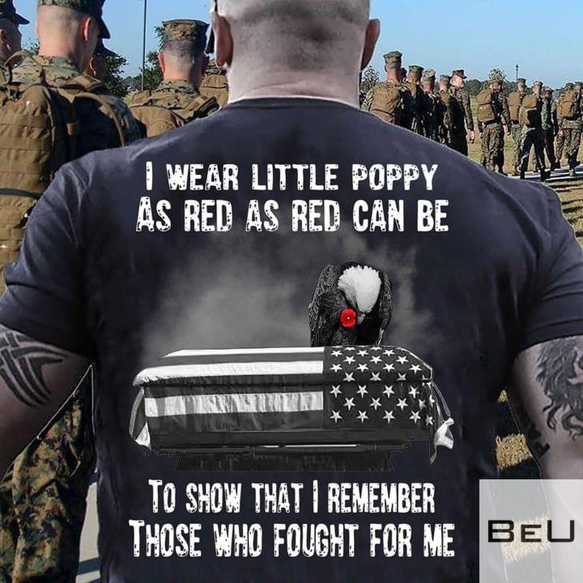 Veteran-I-Wear-Little-Poppy-As-Red-As-Red-Can-Be-To-Show-That-I-Remember-Those-Who-Fought-For-Me-Shirtv