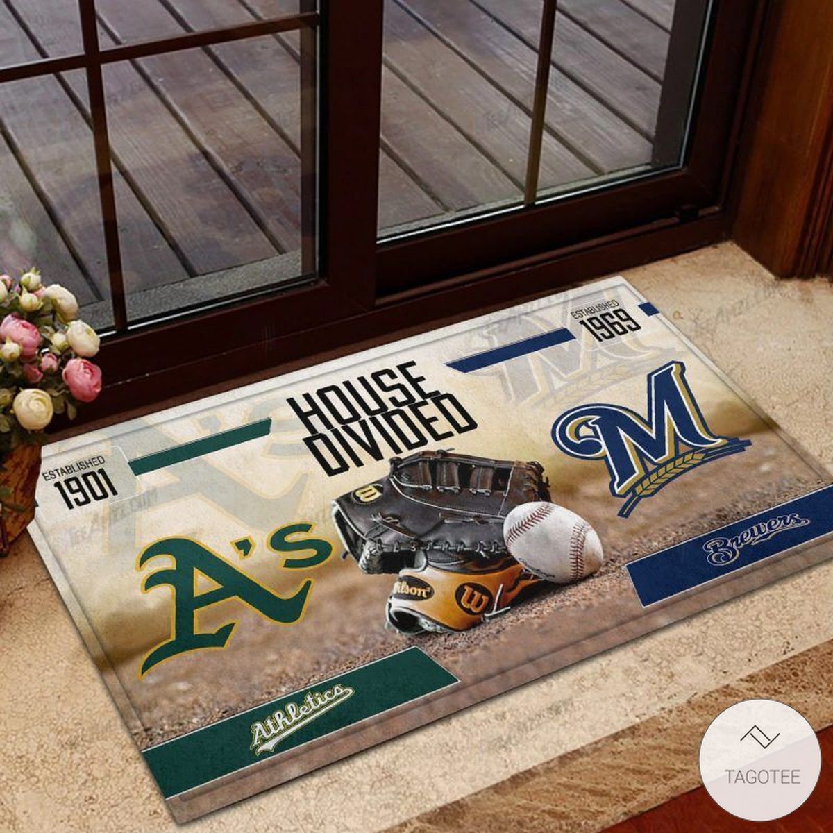 Athletics-House-Divided-Brewers-Doormat