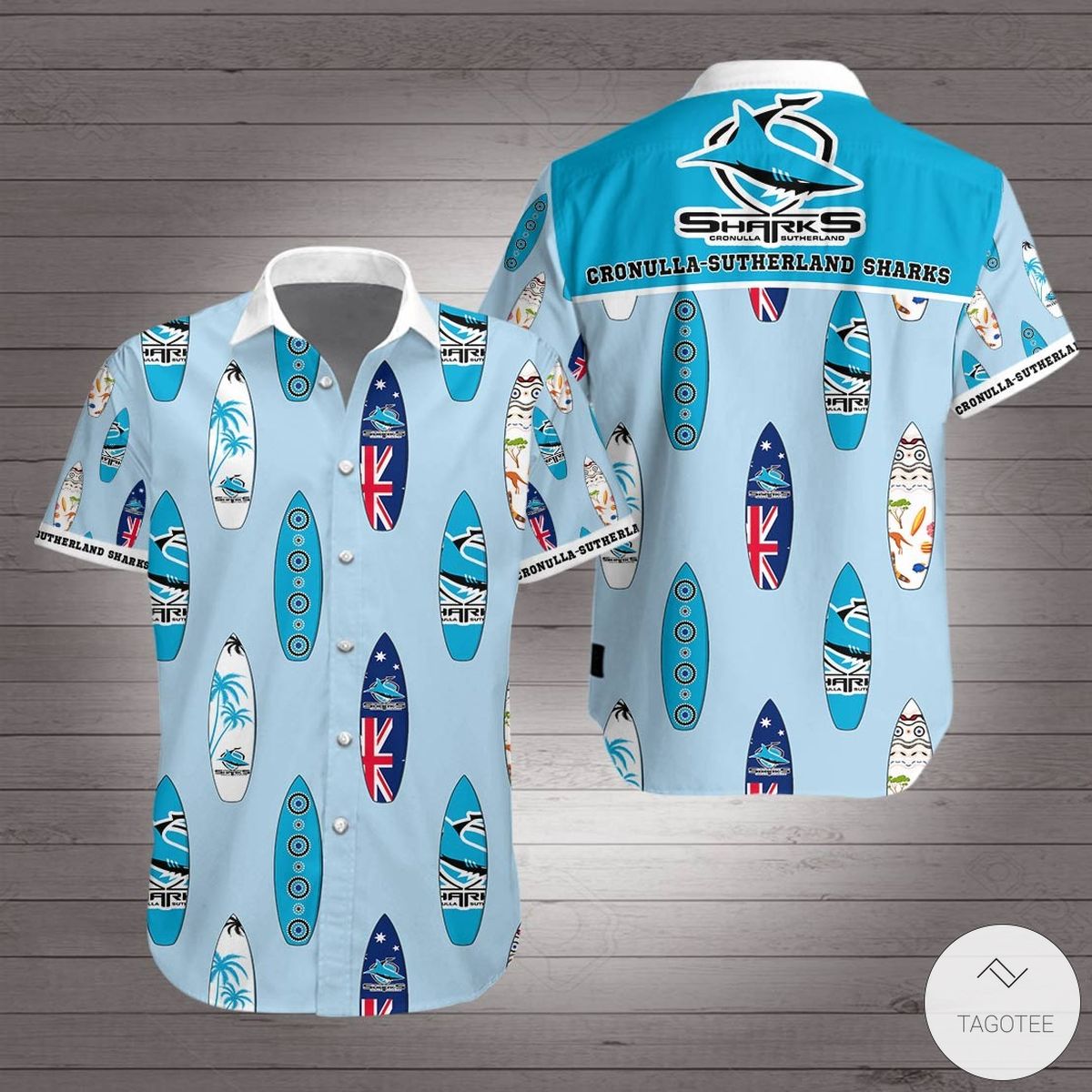Cronulla-Sutherland-Sharks-Hawaiian-Shirt