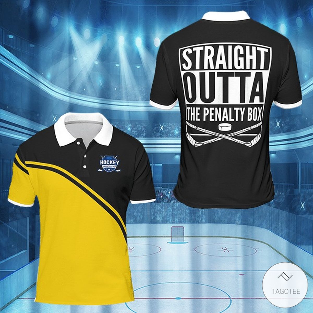 Ice-Hockey-Straight-Outta-The-Penalty-Box-Polo-Shirt