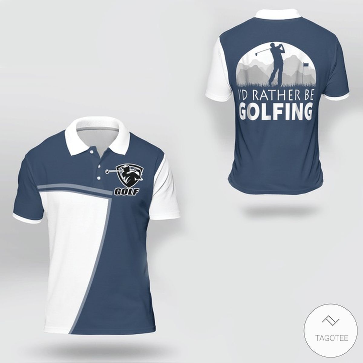 Id-Rather-Be-Golfing-Polo-Shirt