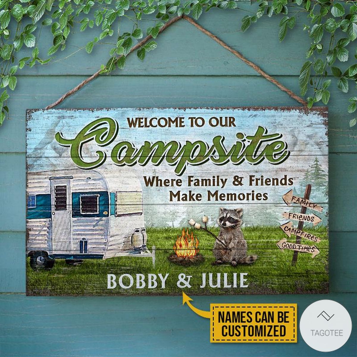 Personalized-Camping-Welcome-To-Our-Campsite-Where-Family-And-Friends-Make-Memories-Rectangle-Wood-Signz