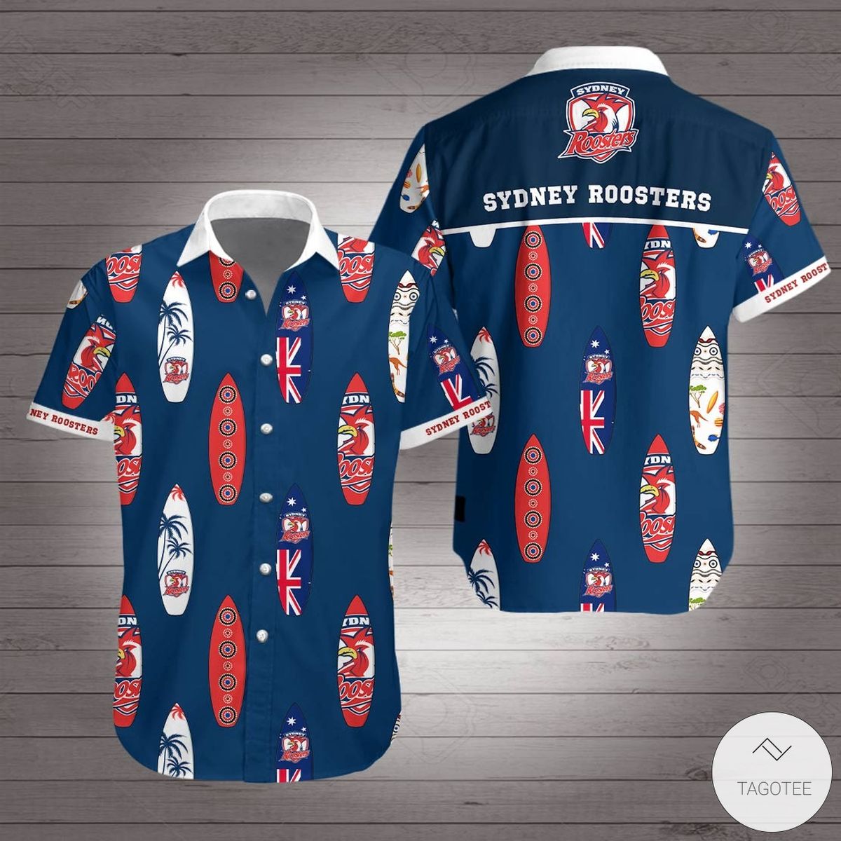 Sydney-Roosters-Hawaiian-Shirt
