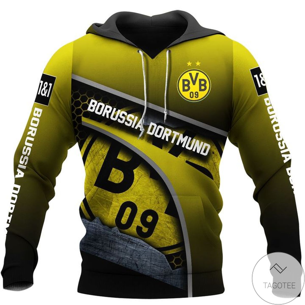 Borussia Dortmund 3D Hoodie