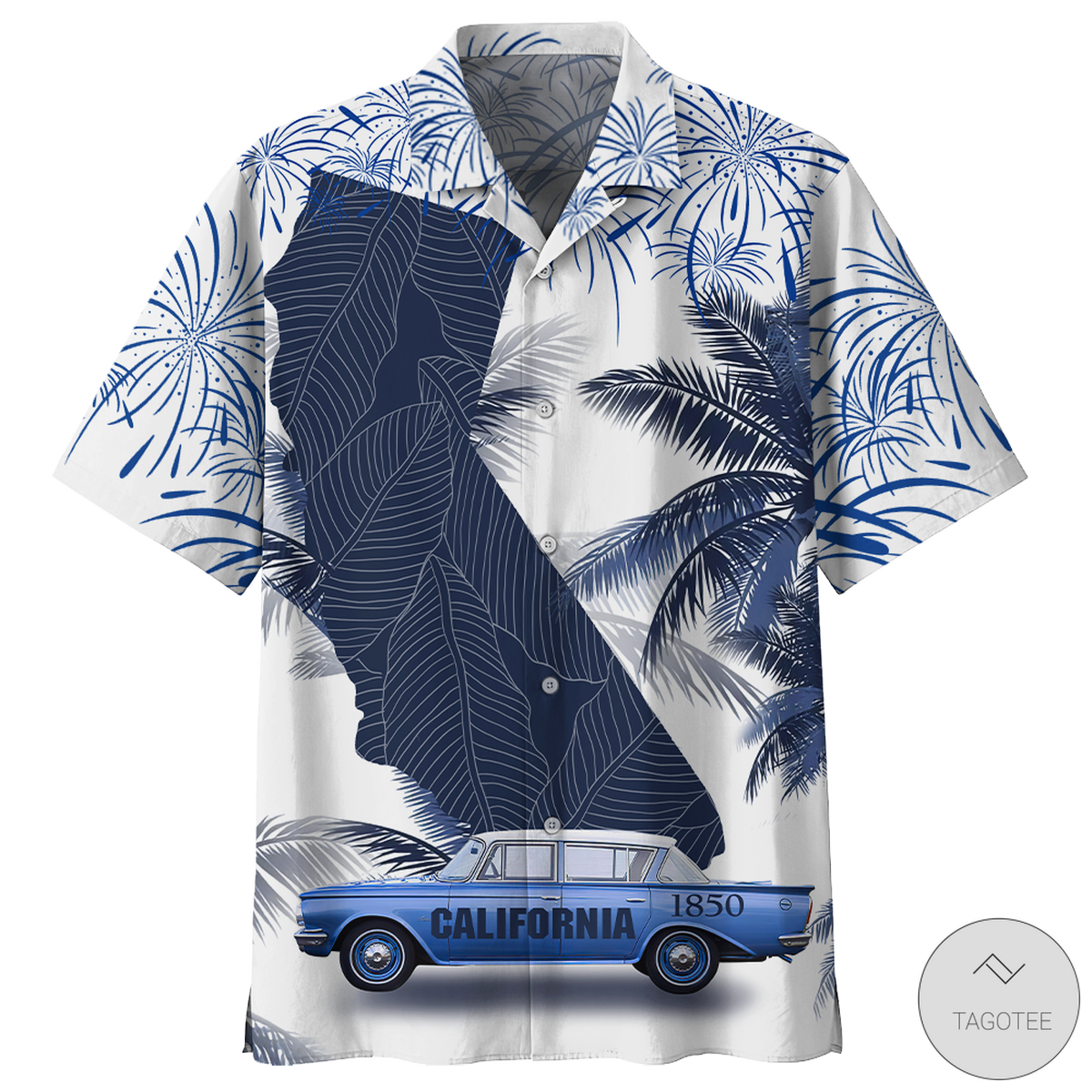 California-Map-Hawaiian-Shirt-Beach-Shorts