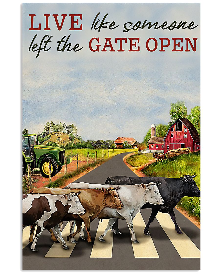 Cow-Live-Like-Someone-Left-The-Gate-Open-Poster