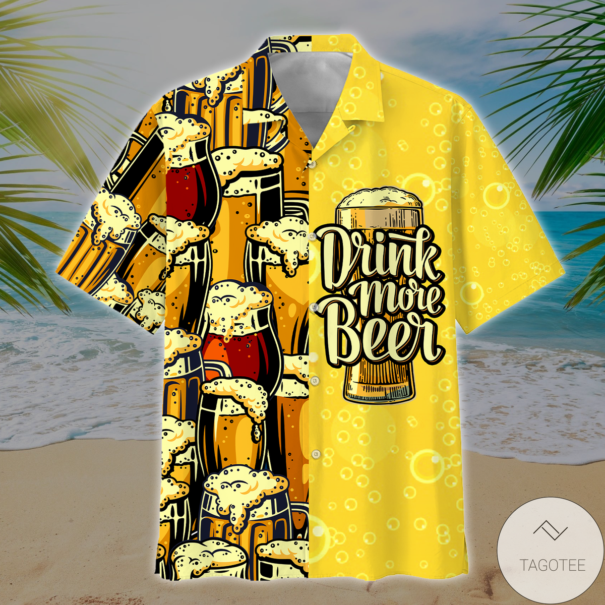 Drink More Beer Hawaiian Shirt