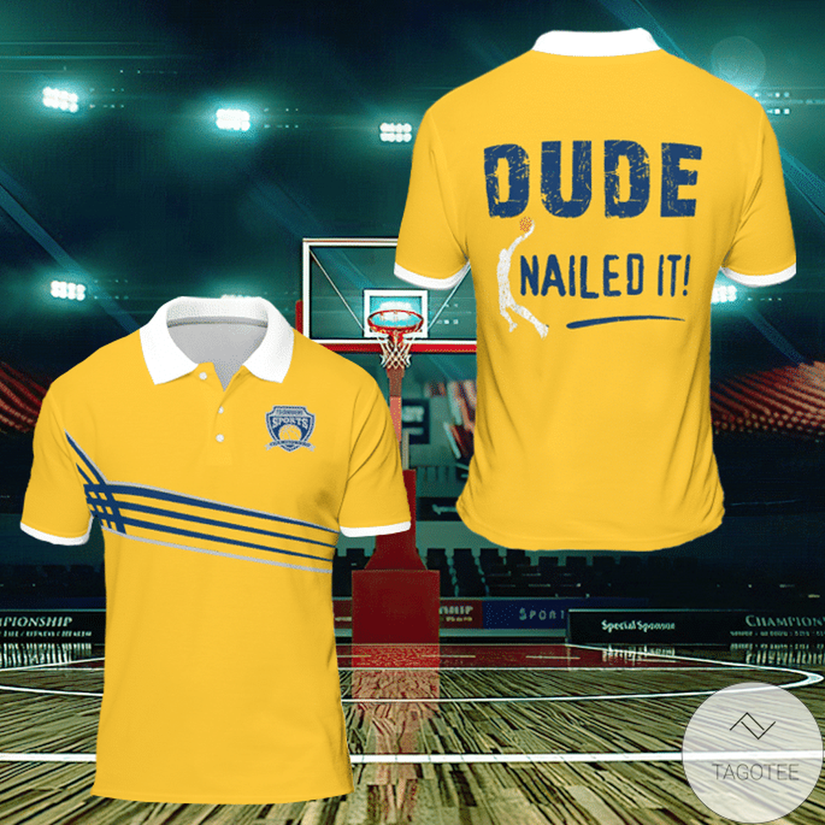 Dude-Nailed-It-Basketball-Polo-Shirt