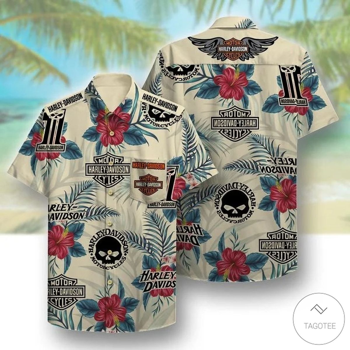 Harley-Davidson-Aloha-Hawaiian-Shirt