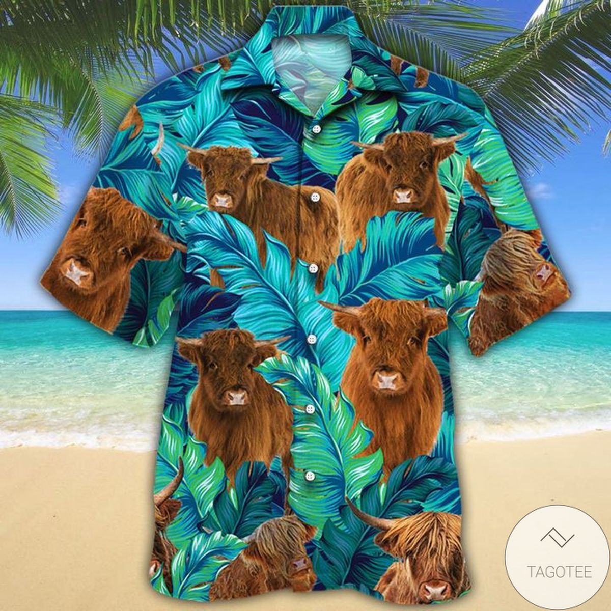 Highland Cattle Lovers Hawaiian Shirt