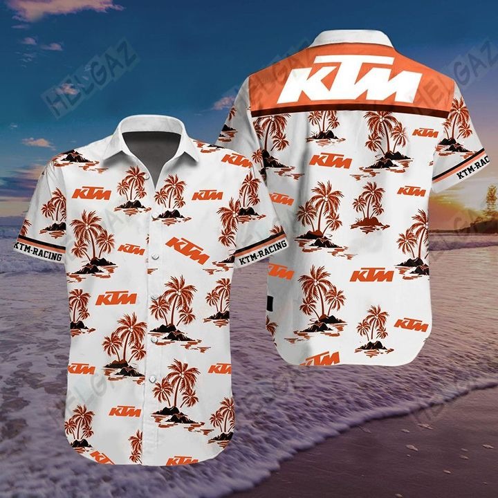 KTM Racing 3D Hawaiian shirt