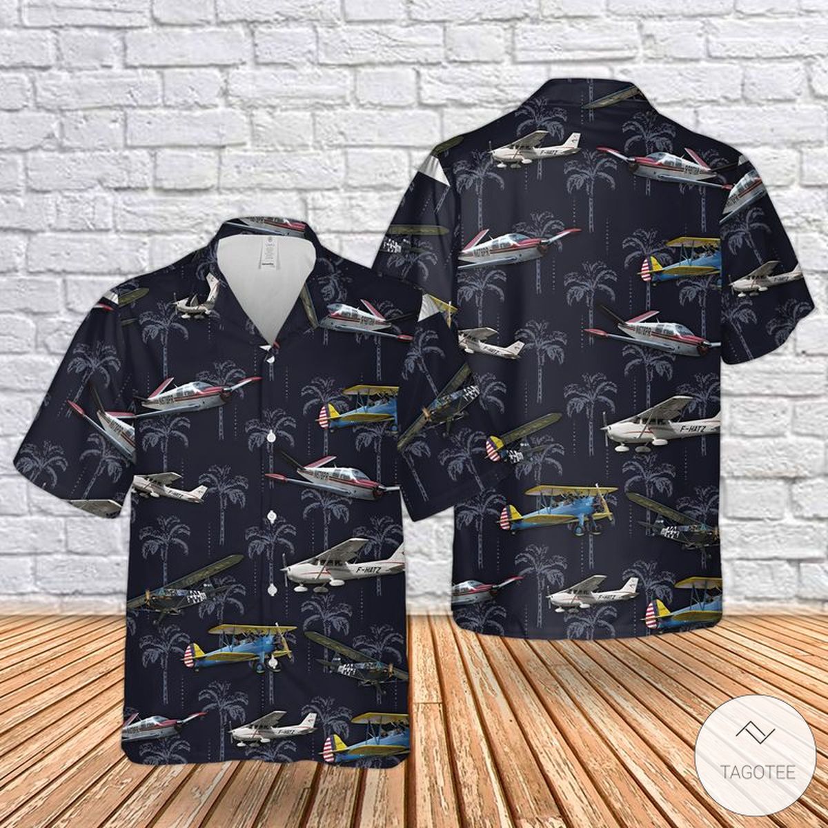 Light Aircraft Hawaiian Shirt