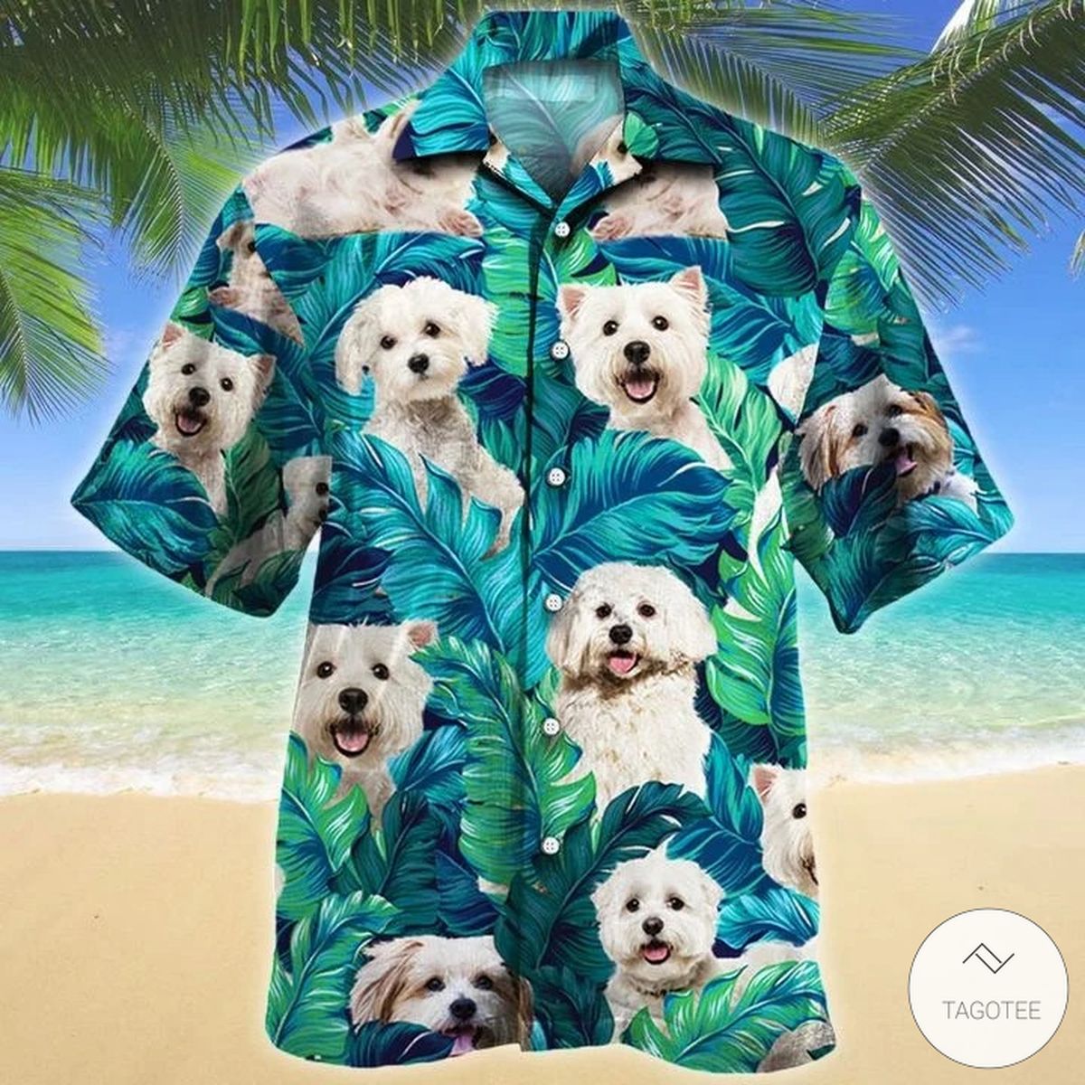 Maltese-Dog-Hawaiian-Shirt