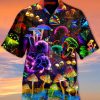 Mushroom Neon Hawaiian Shirt