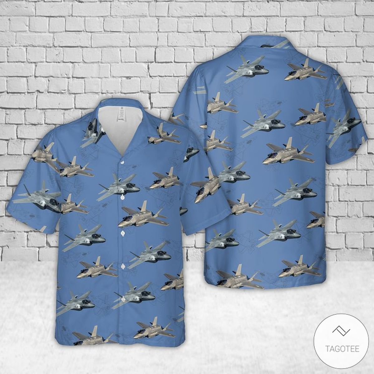 Navy F-35 Lightning II Hawaiian Shirt