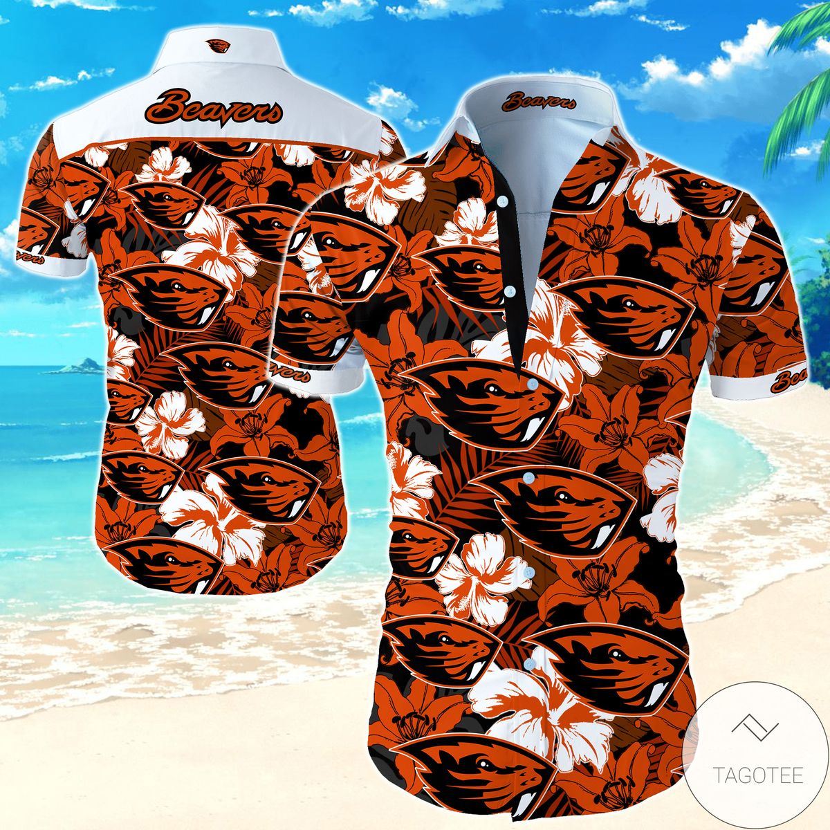 Oregon State Beavers Hawaiian Shirt