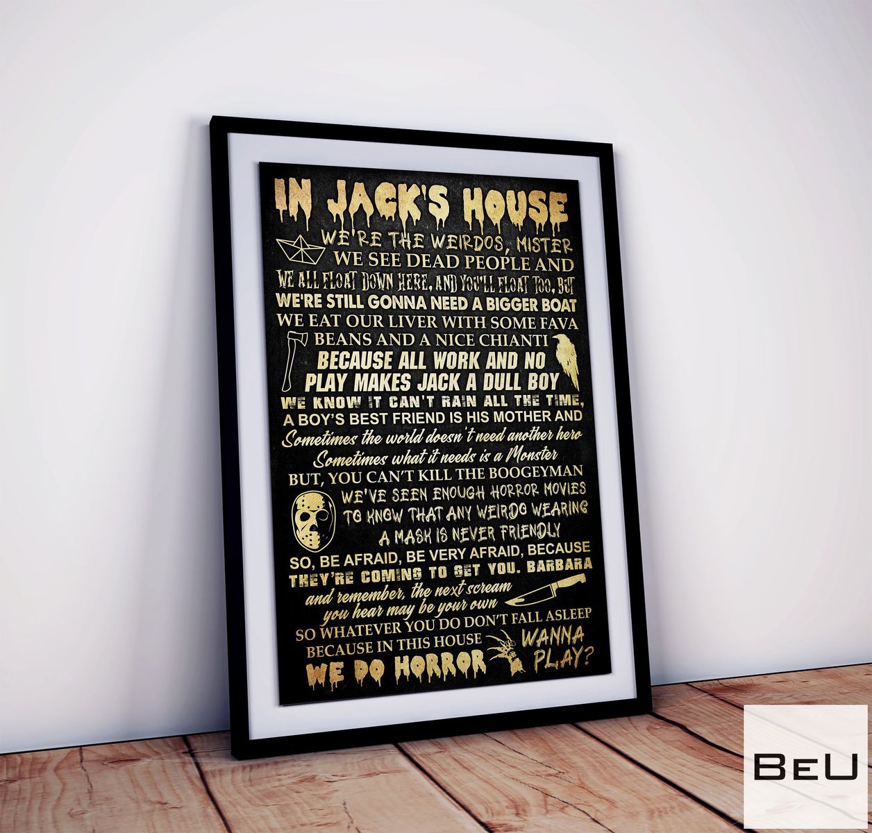 Personalized In This House We're The Weirdos Mister We See Dead People Poster