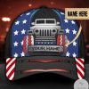 Personalized Proud American Jeep Cap