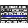 Police The Thin Blue Line In This House We Believe Trump Won 2020 Doormat