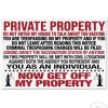 Private Property Do Not Enter My House To Talk About The Vaccine Doormat