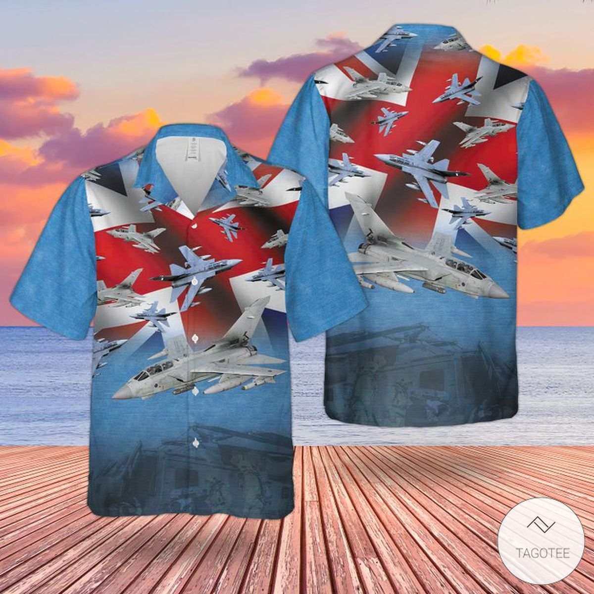RAF Historical Tornado Gr4 Hawaiian Shirt