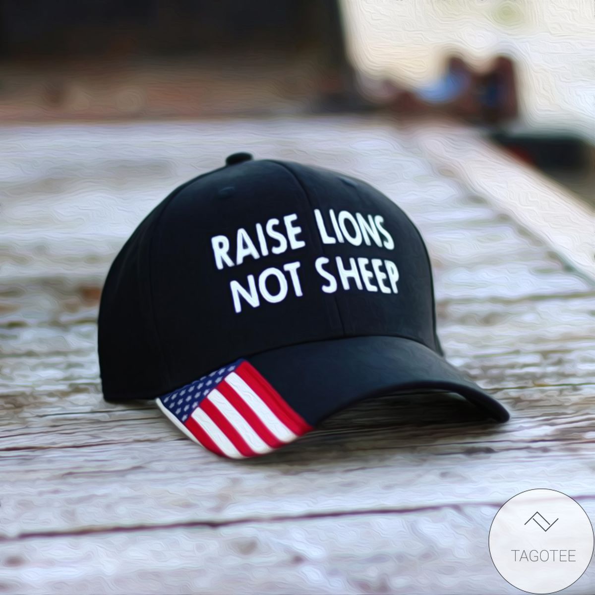 Raise Lions Not Sheep Cap