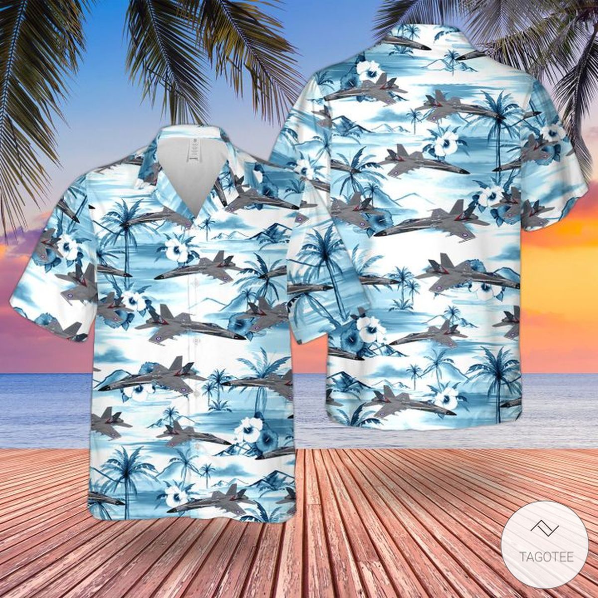 Rn Phantom Ii F-4K Hawaiian Shirt