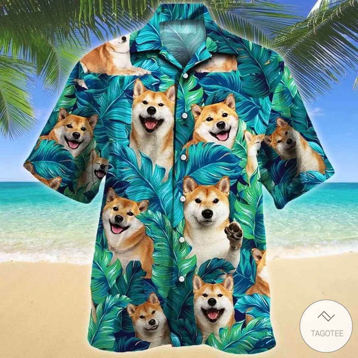 Shiba-Ine-Dog-Hawaiian-Shirt