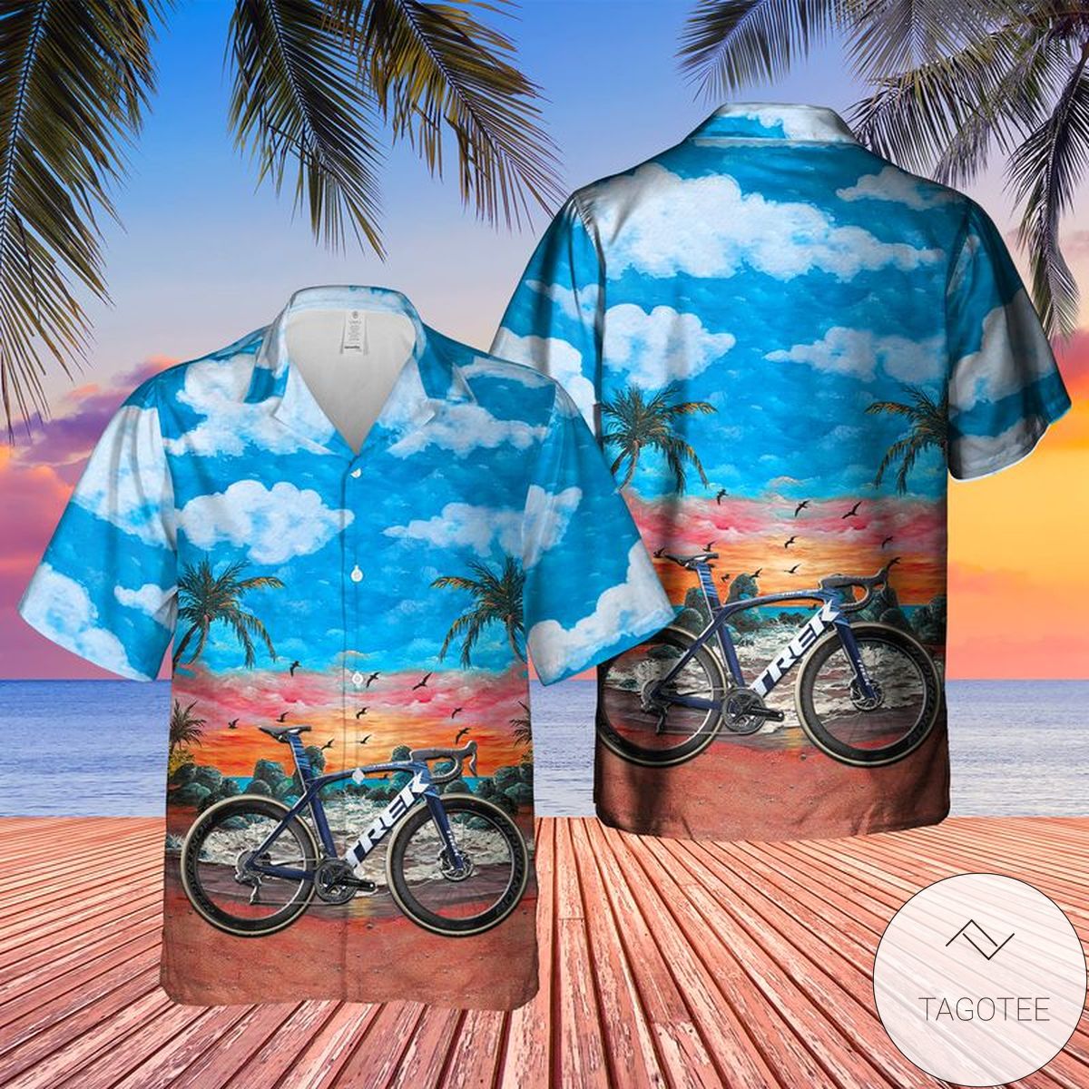 US Trek Bike Madone SLR 9 Hawaiian Shirt