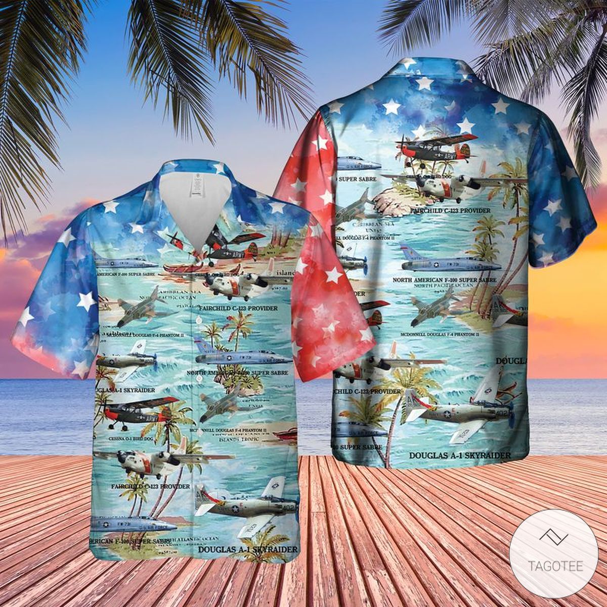 Vietnam Era Fixed Wing Aircraft Hawaiian Shirt