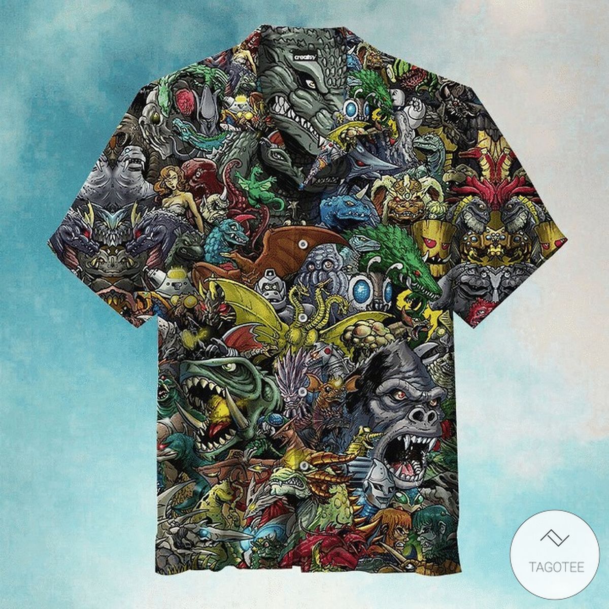 Welcome-To-The-World-Of-Godzilla-Hawaiian-Shirt
