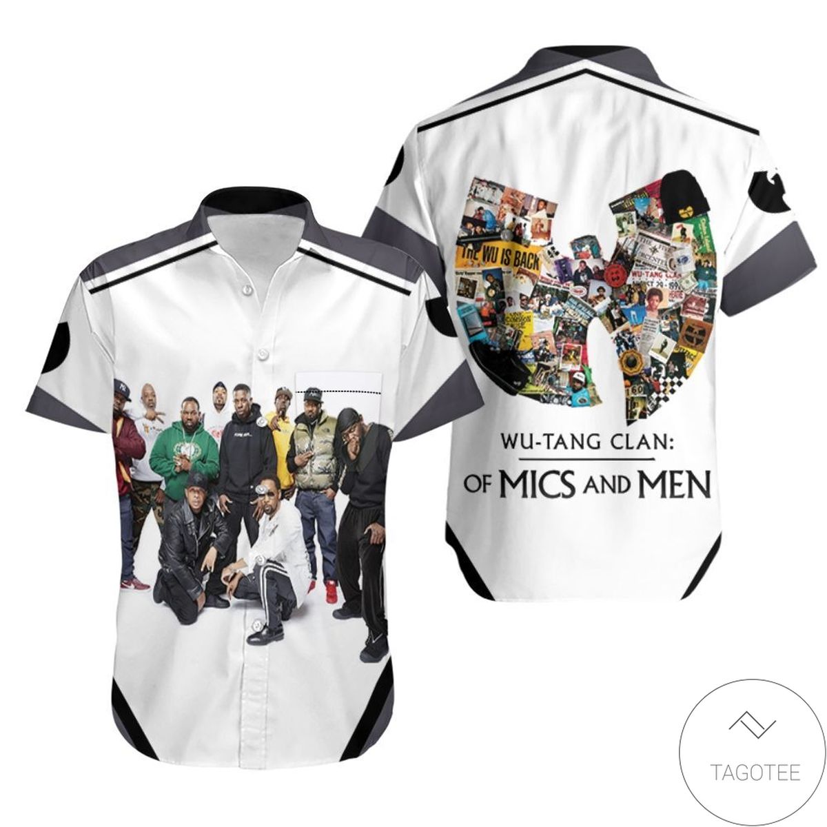 Wu Tang Clan Of Mics And Men Legends Hip Hop Pose For Fan Hawaiian Shirt
