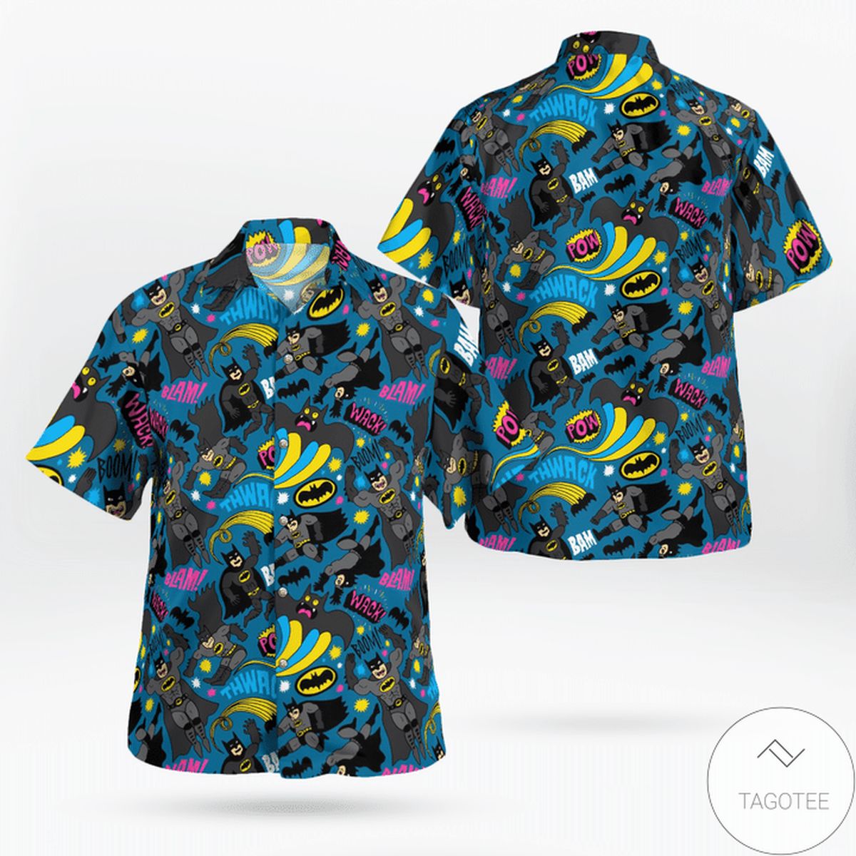 Batman Illustration Hawaiian Shirt