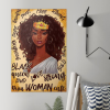 Black Queen Strong Free Smart Diva Loud Poster