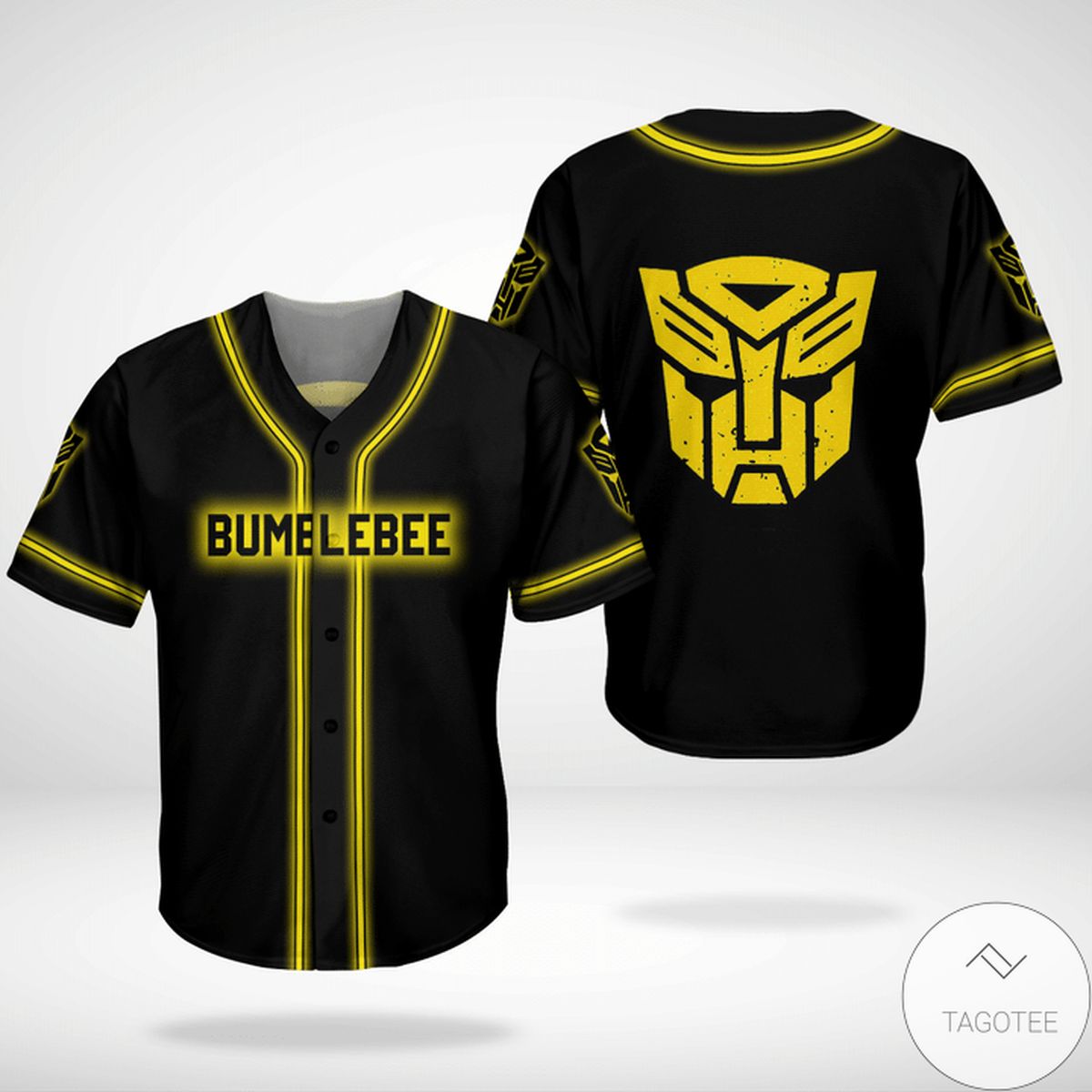 Bumblebee Transformer Jersey Baseball Shirt